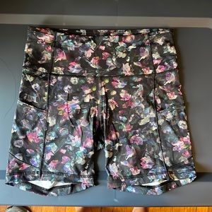 Lululemon fast and free high rise 6” shorts